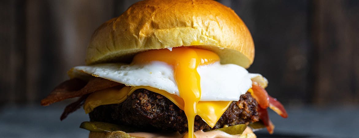 Order signature gourmet burgers from 21 Way!