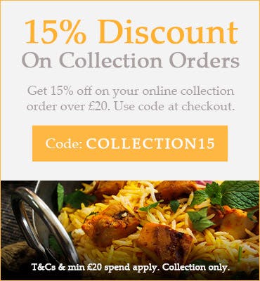 15% OFF COLLECTION OFFERS
