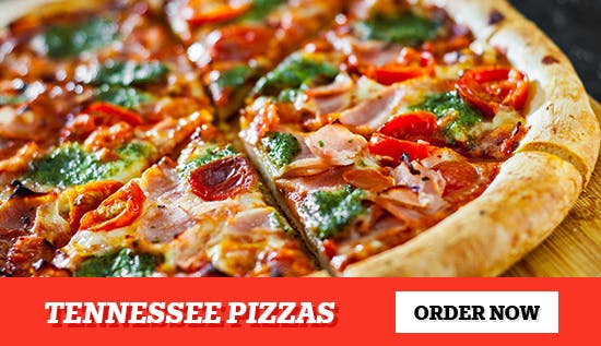 Order delicious pizzas online from Tennessee