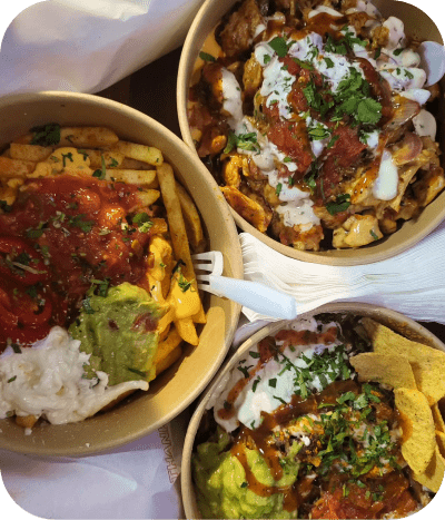 Delicious bowls ready to order for home delivery or collection from Bandido Burritos Delicious bowls ready to order for home delivery or collection from Bandido Burritos