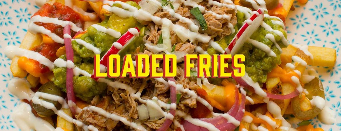 Order delicious and tasty loaded fries!