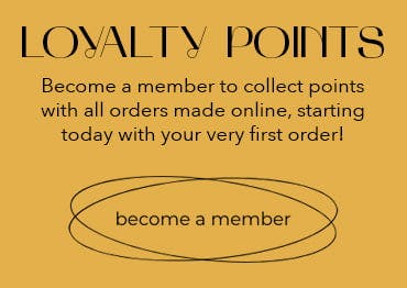 Register a free account online and earn loyalty points with every order.