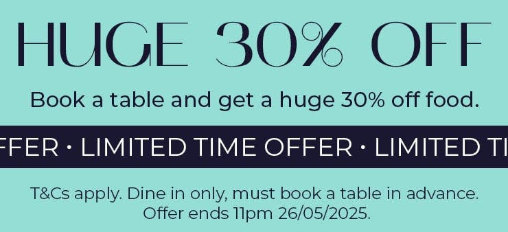 Order from Khana and (Sidcup) and take advantage of our offers!