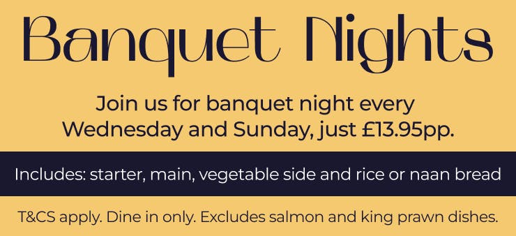 Dine in at Khana and (Sidcup) and take advantage of our offers!