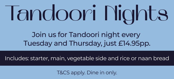 Dine in at Khana and (Sidcup) and take advantage of our offers!