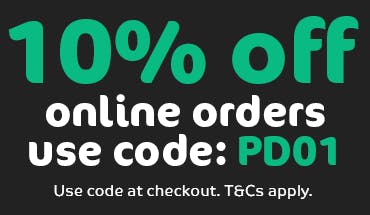 Use code PD01 for 10%!