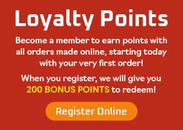 Order now and start accumulating loyalty points!