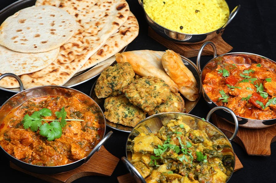Delicious Indian takeaway food, check out our menu now!