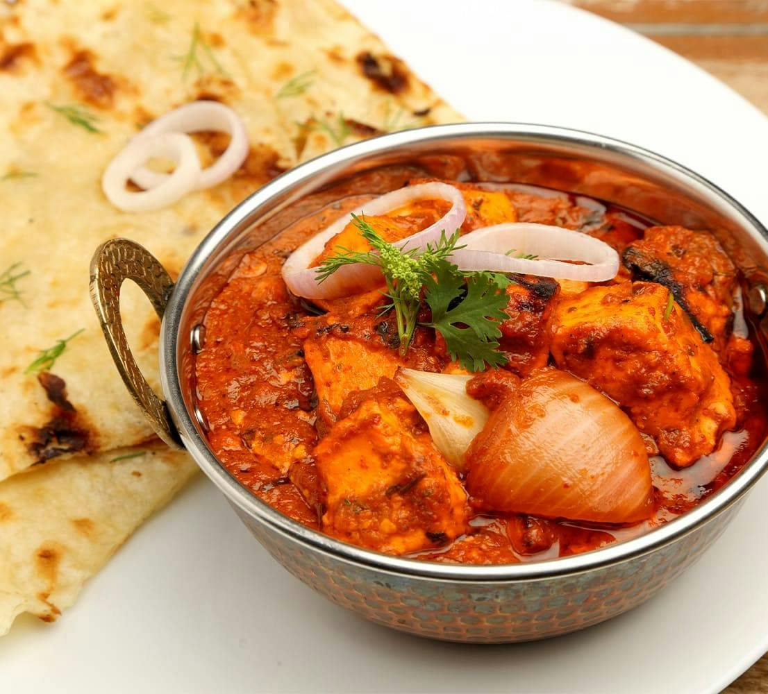 Delicious Indian curry available at Saffron, order now!