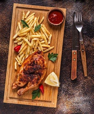 Delicious Peri Peri Chicken from Harrys Grill, order now!