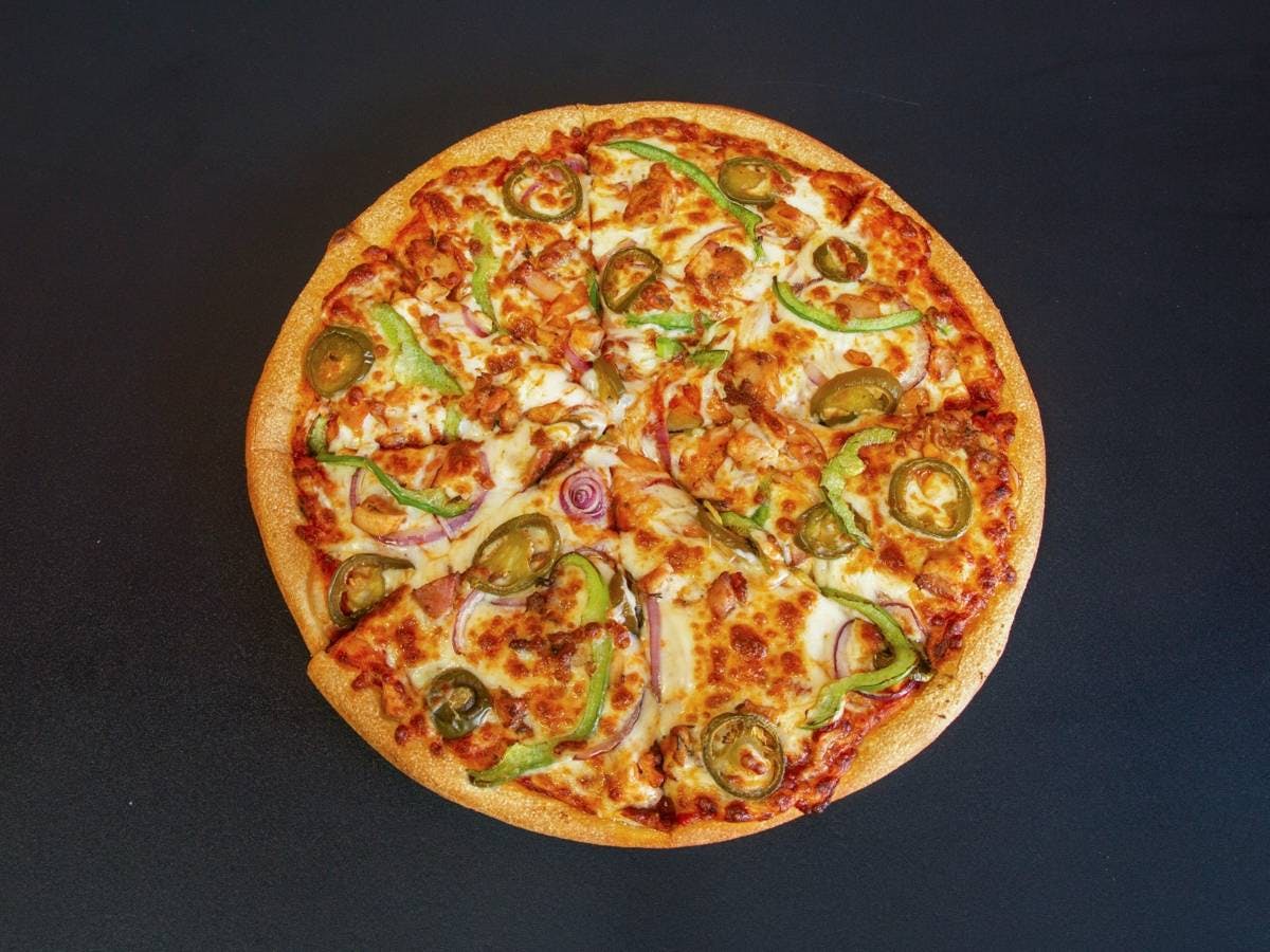 Order now for a delicious pizza with cheese from Pizza Peppers.