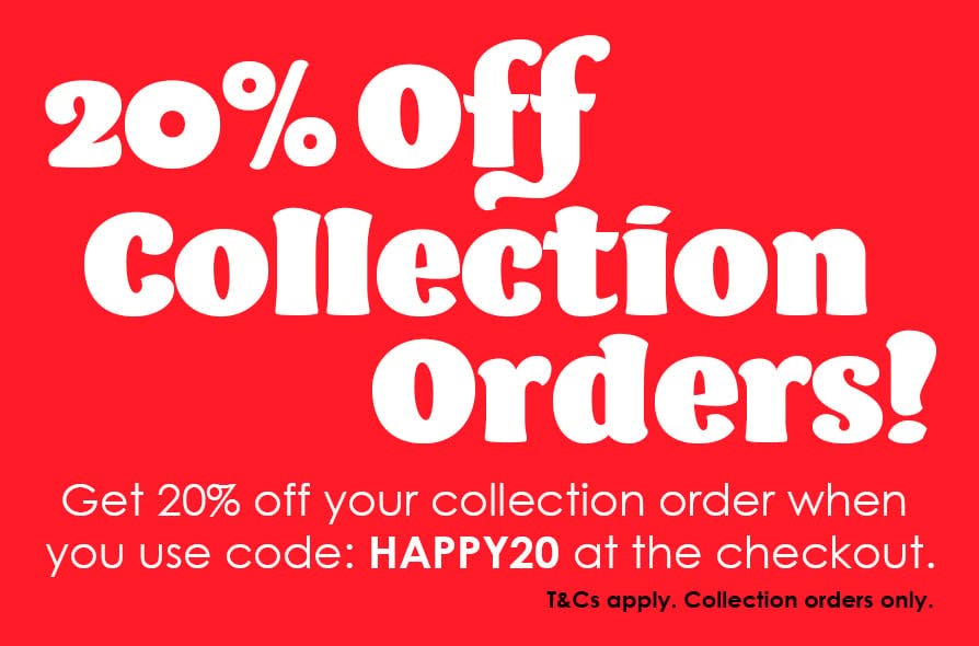 Take advantage of our special 20% discount off your orders!