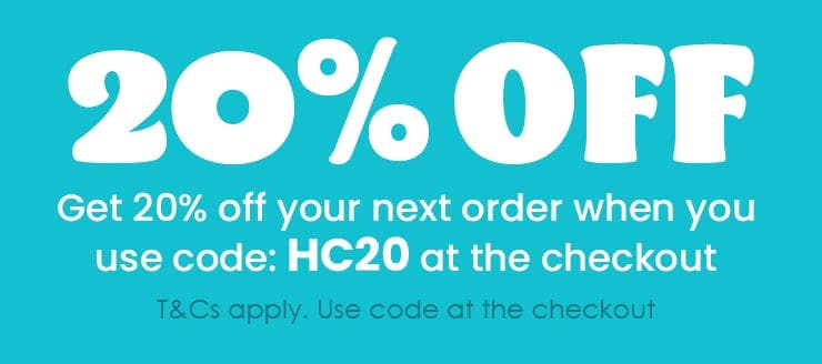 Get 20% off orders with code HC20!