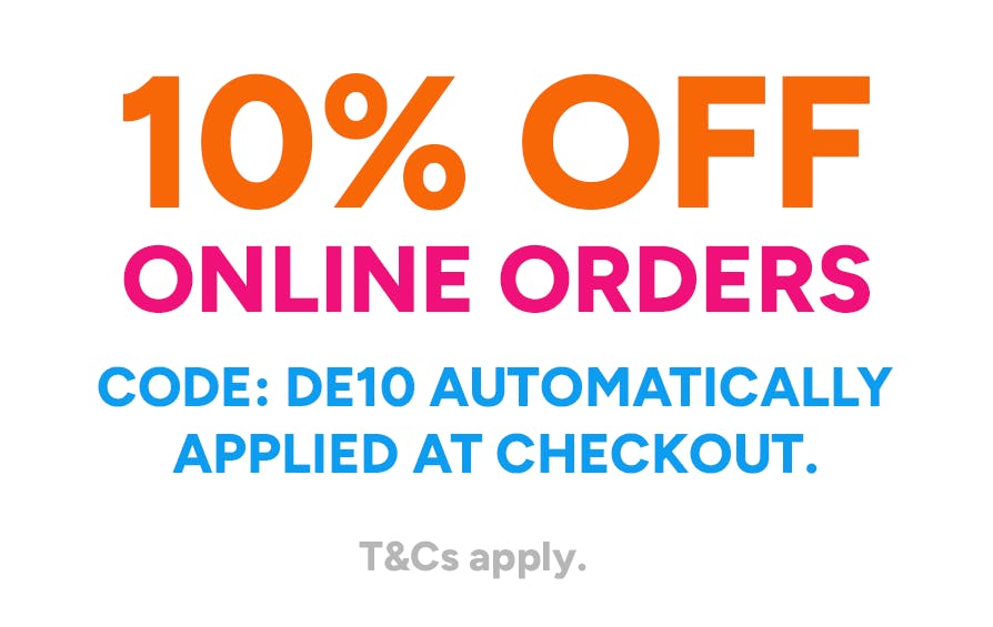 Get 10% off your order!