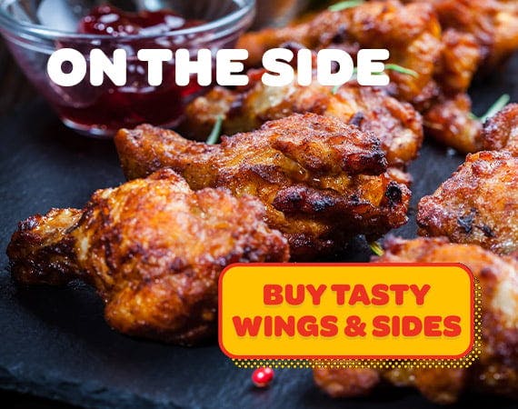 Buy tasty wings & sides!