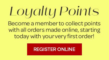 Earn loyalty points with every order