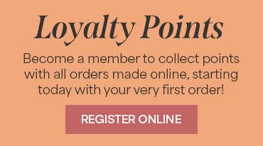 Earn loyalty points with every online order