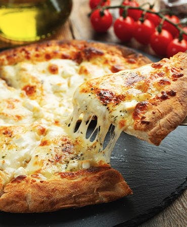 Begin your order now with an exquisite cheese pizza!