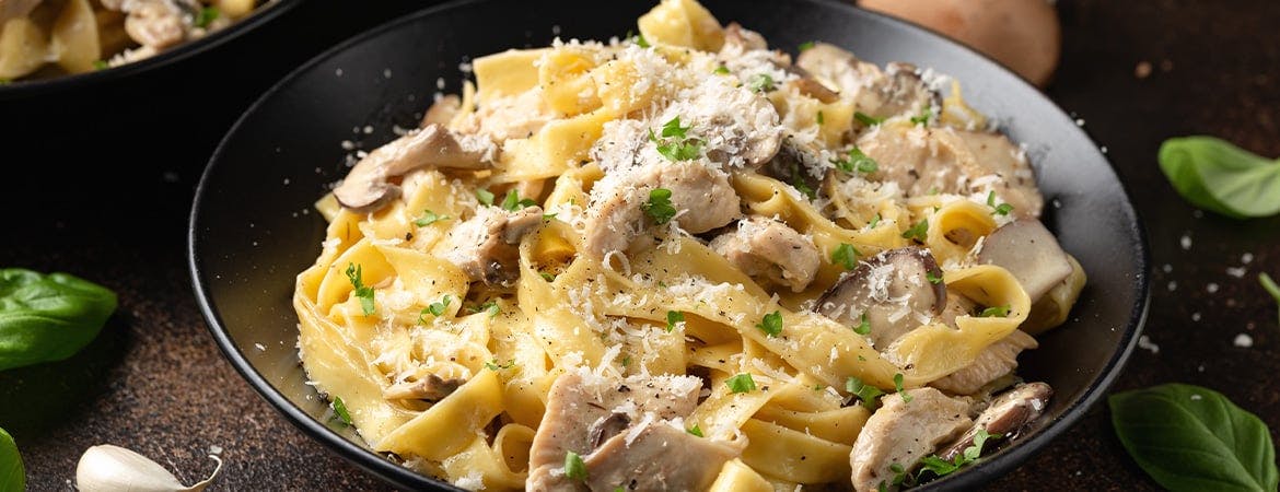 Indulge in the exquisite taste of our Pasta Alfredo by placing your order now!