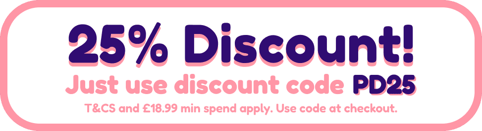 25% off your orders, use code PD25 at checkout!