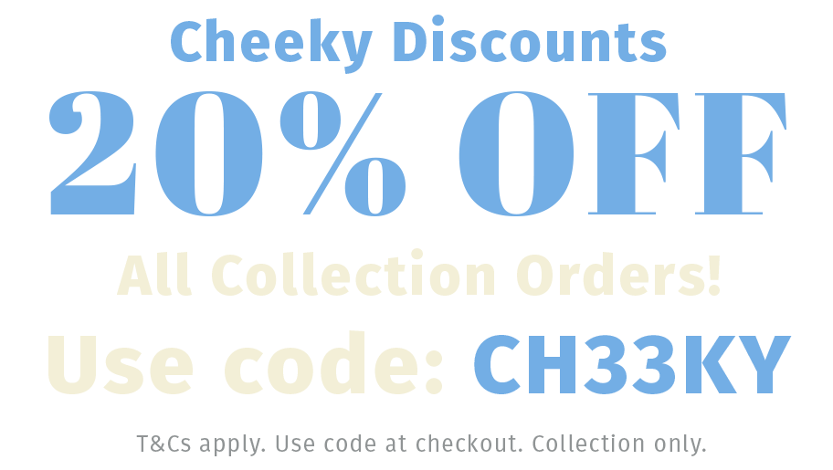Get a 20% discount on your collection orders on Tuesdays!