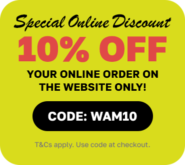Get 20% off your online order when you use the code WM10 at the checkout.