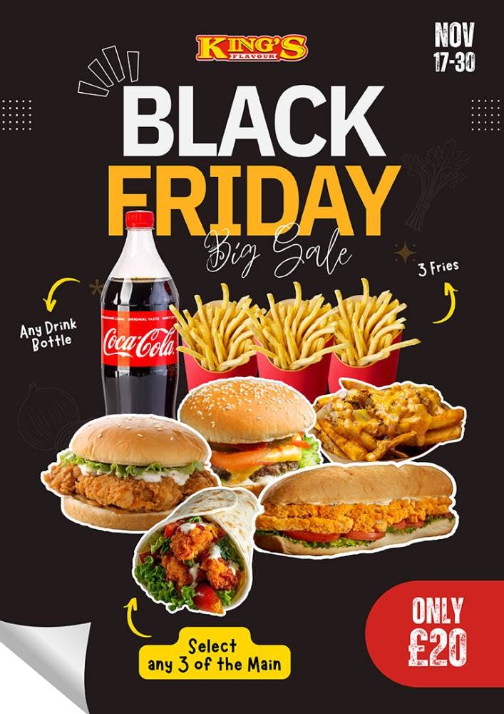 Black Friday big sale at Kings Flavour (Calne)