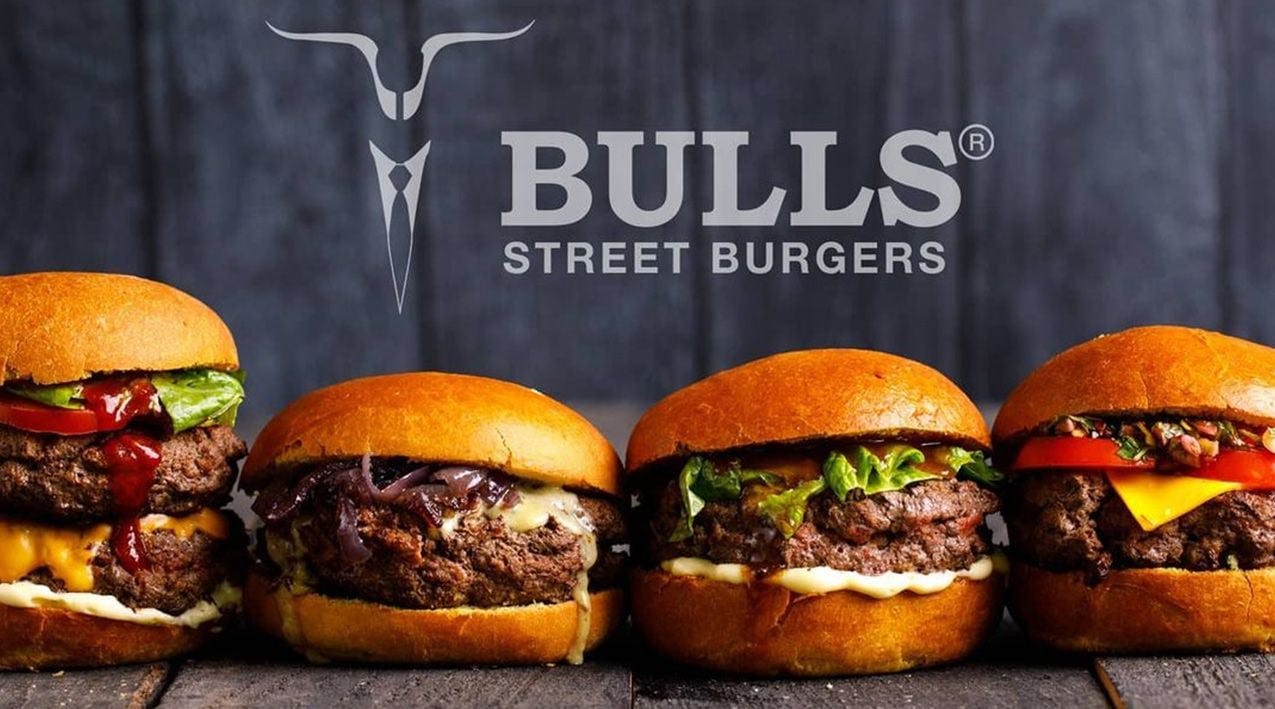 A range of delicious burgers served at Bulls Street Burgers