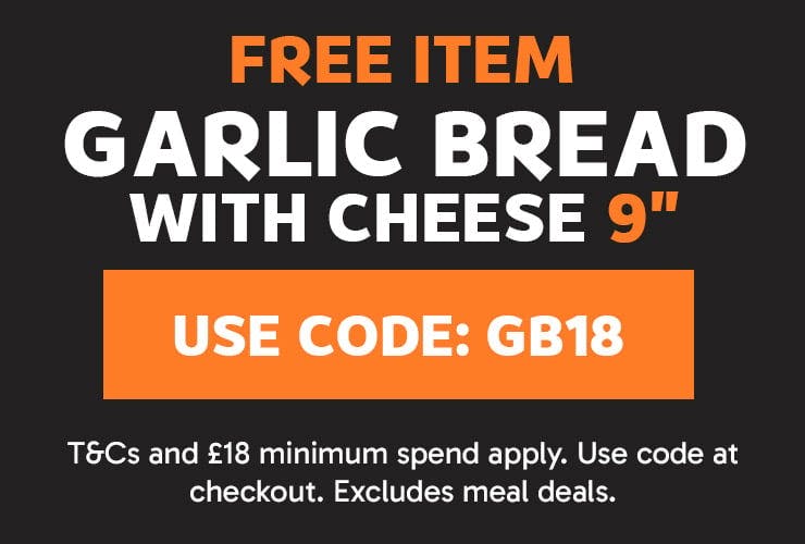 Free garlic bread at Munchies