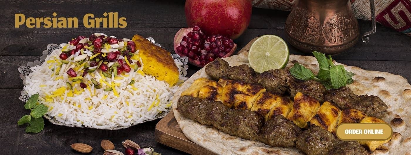 Order delicious Persian Grills from Chenjeh