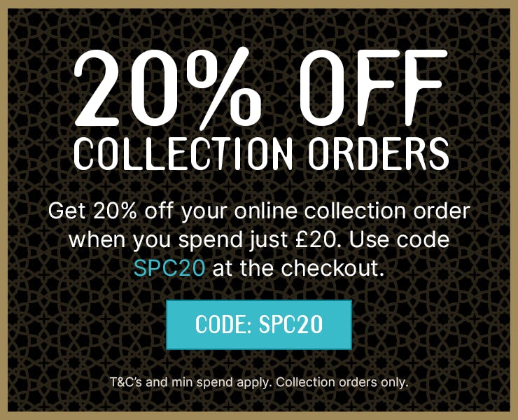 20% off your collection order with the code: SPC20