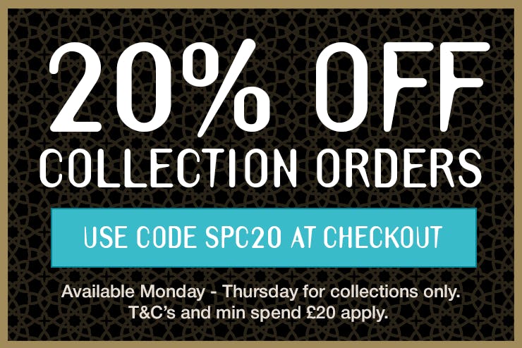 20% off your collection order with the code: SPC20