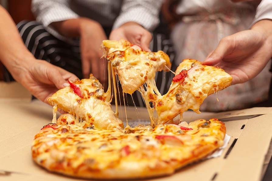 Order our delicious pizzas now and create amazing moments with your family!