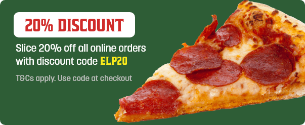 20% off all online orders with discount code ELP20