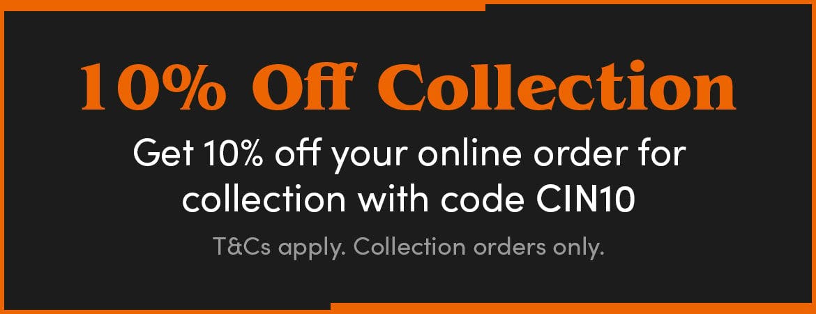 Get 10% off on your collection order!