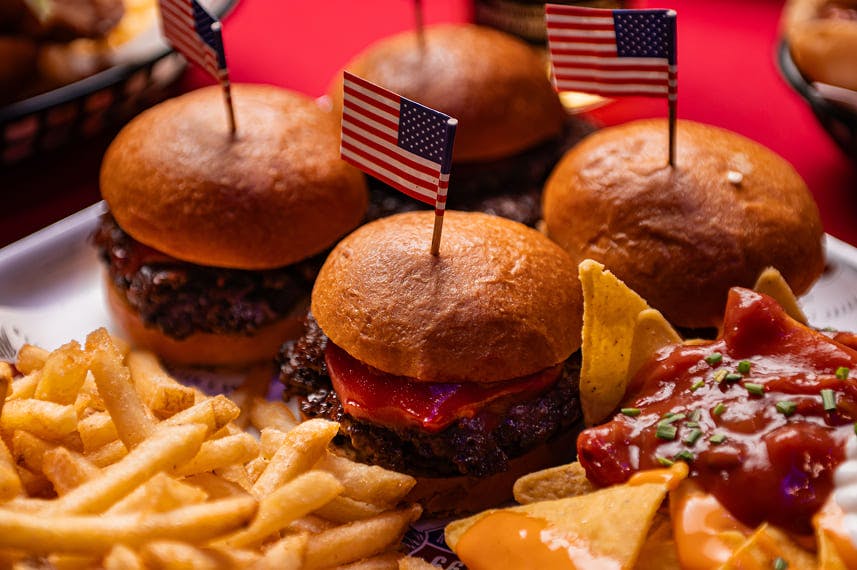 Mini but bursting with flavour, order sliders from Route 66 (Swindon)
