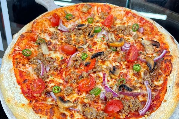 Order pizza online from Thrashers Pizza (Rochdale)