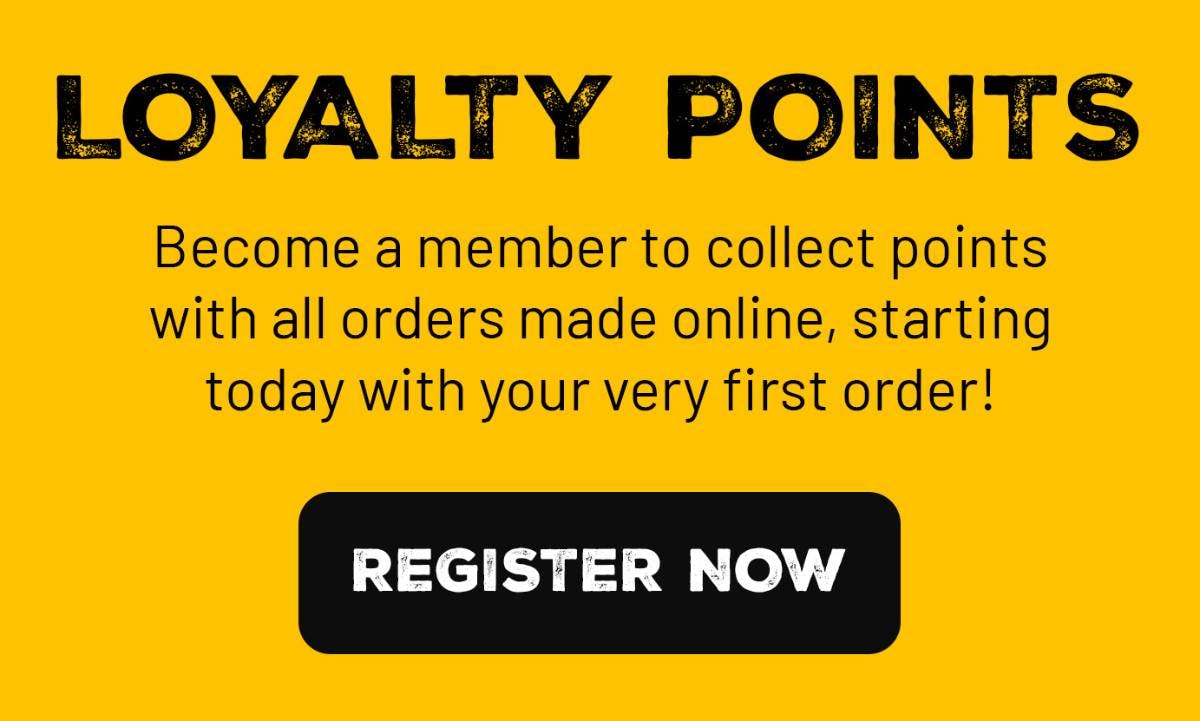 Signup for free to earn loyalty points with every online order from Peri Peri Cafe (Swindon)