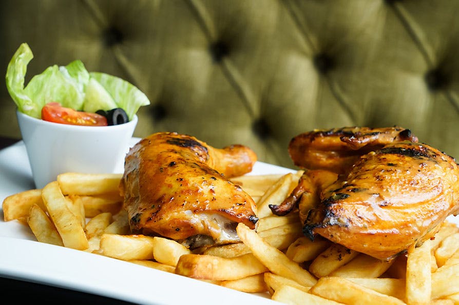 Signup for free to earn loyalty points with every online order from Peri Peri Cafe (Swindon)