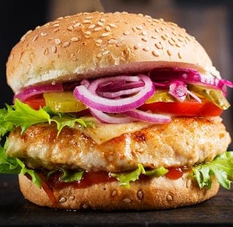 Chicken Burger! Delicious and tasty, order online now!
