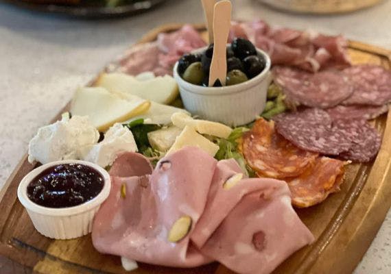 Selection of meats served at Atmosfera Italian Restaurant (Swindon)