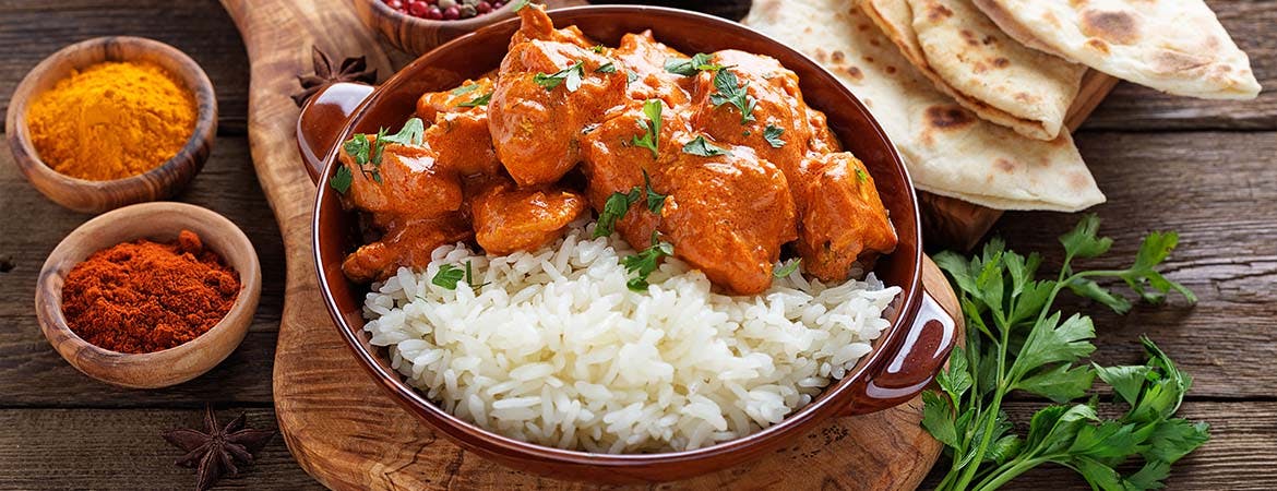 Order now Chicken Tikka Masala, delicious spiciy curry!