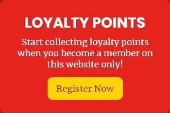 Loyalty Points! Register and earn points as you order! 