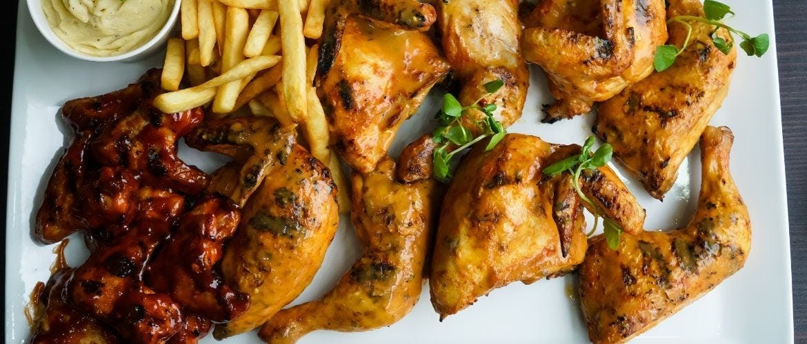 A selection of some of the Peri Chicken on our menu