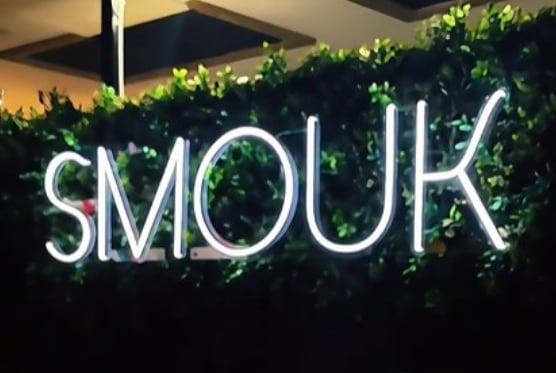 SMOUK Logo with LED lights