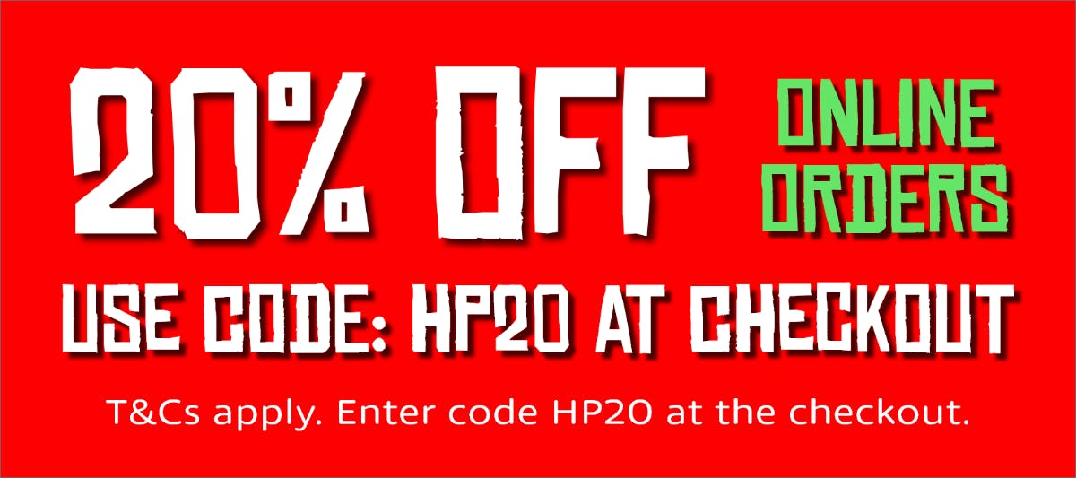 20% off with code HP20