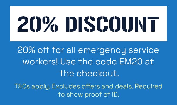 20% Off emergency support workers