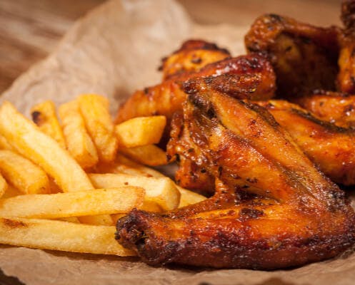 Tasty wings from Esffon Grill (Halesowen), available for collection or home delivery