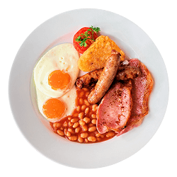 Order a full English breakfast and other delicious meals to start your day from The Rockin Bean Coffee House in Swindon