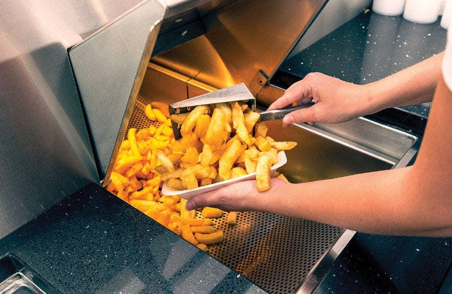 Order fresh cooked chips from Radlett Fish and Chips, all made to order.